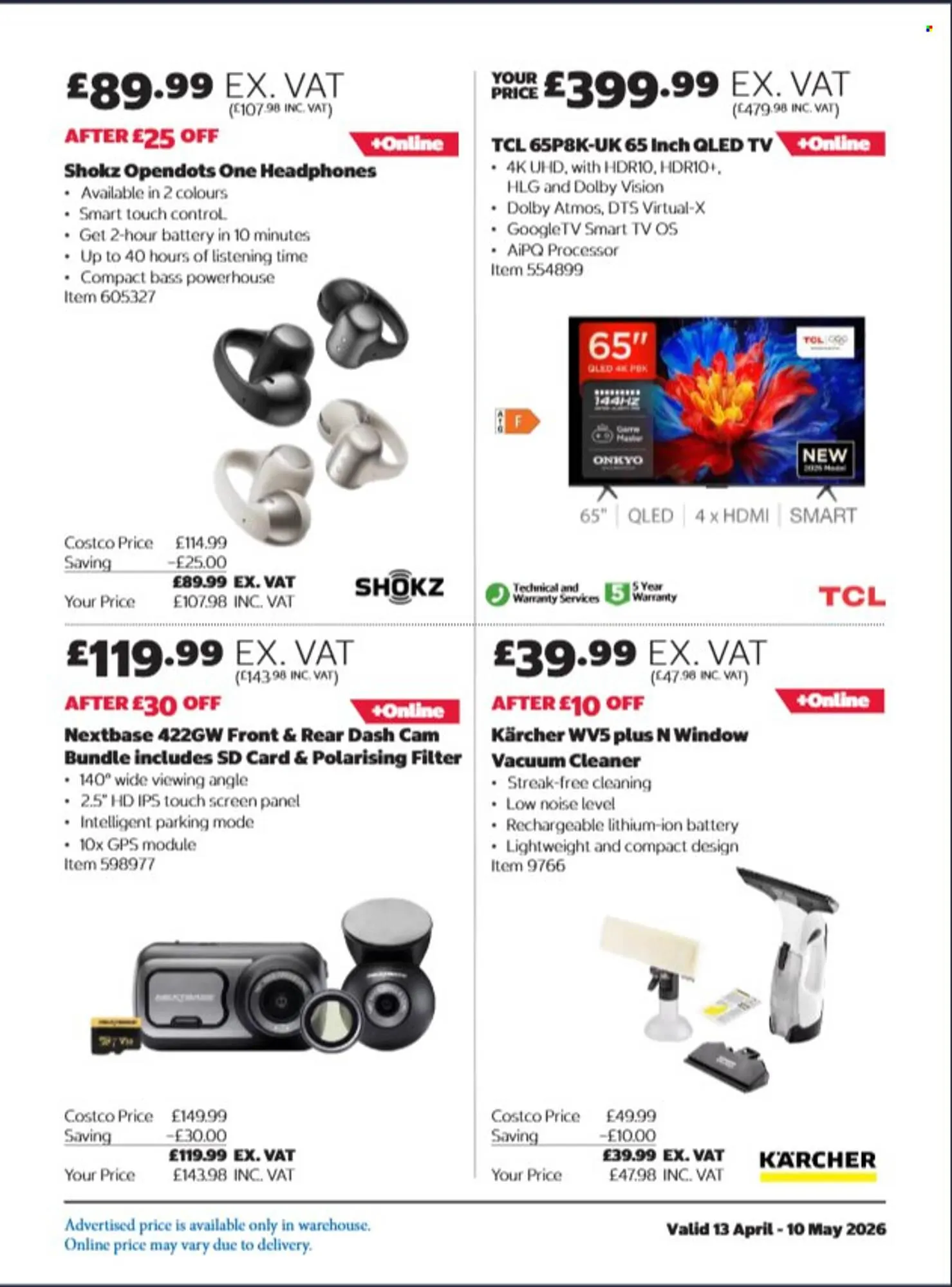 Costco leaflet from 13 April to 10 May 2026 - Catalogue Page 5