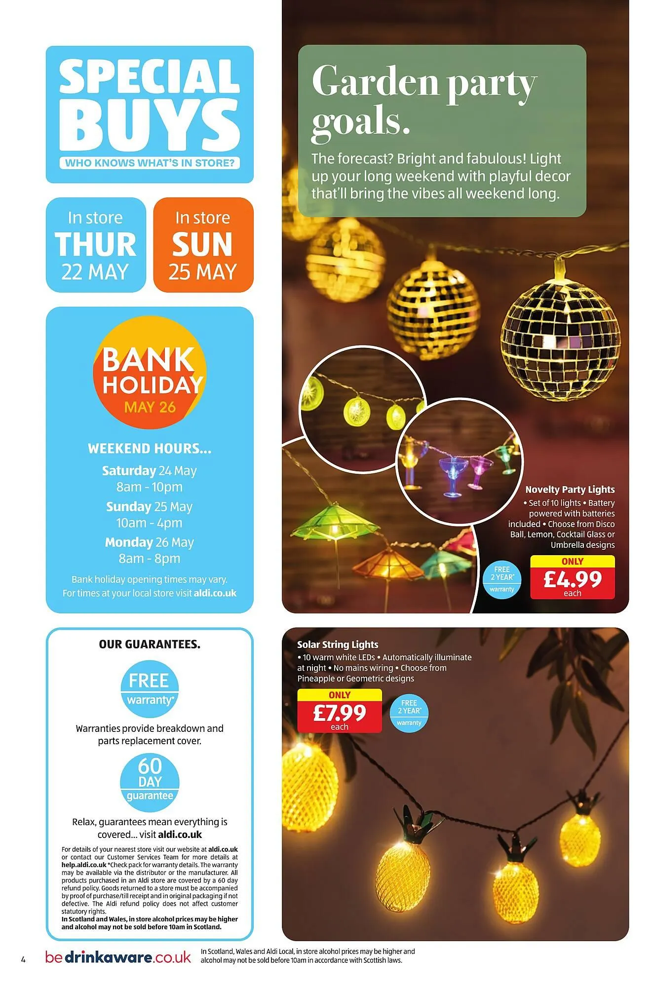 Aldi leaflet from 15 May to 25 May 2025 - Catalogue Page 4