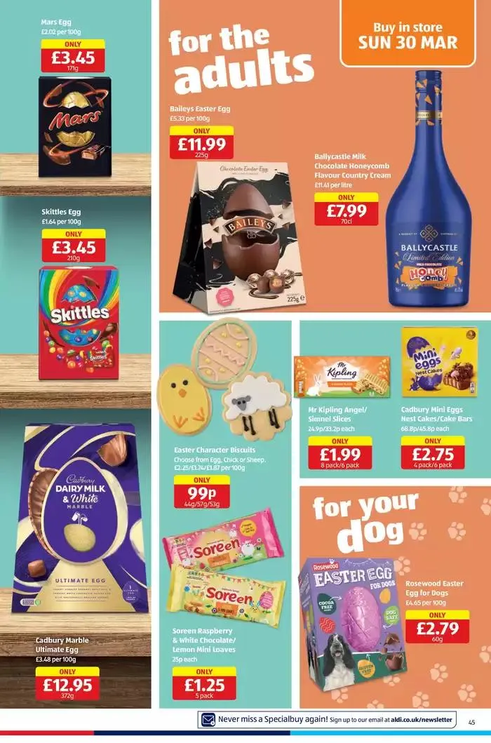 Aldi weekly offers from 27 March to 30 March 2025 - Catalogue Page 45