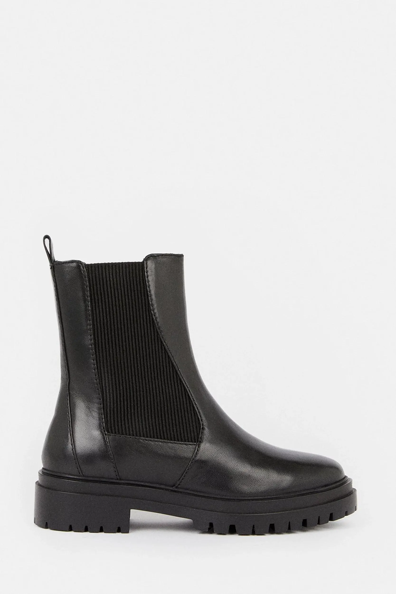 Leather Chunky Chelsea Boot
