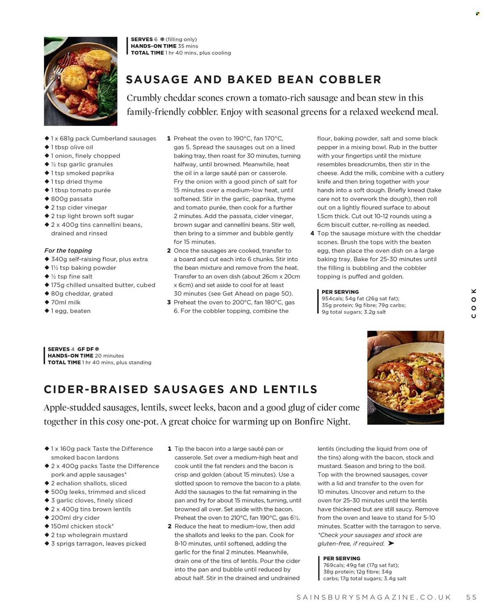 Sainsbury's leaflet from 1 October to 31 October 2025 - Catalogue Page 55