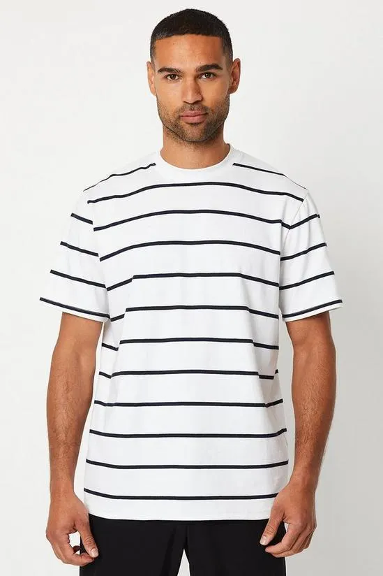 Simple Stripe Oversized T-shirt
