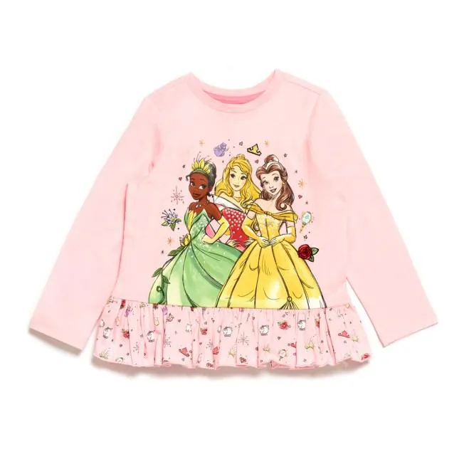 Disney Princess Pink Pyjamas For Kids