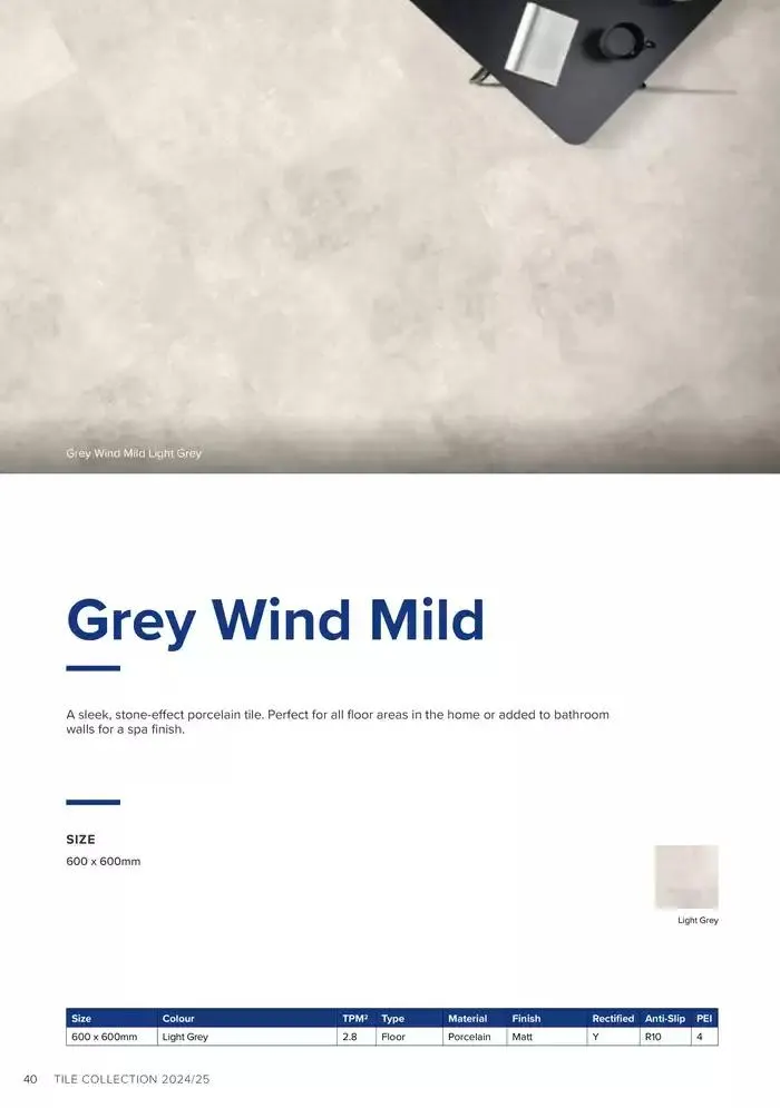 Tile Collection from 14 January to 31 May 2025 - Catalogue Page 40