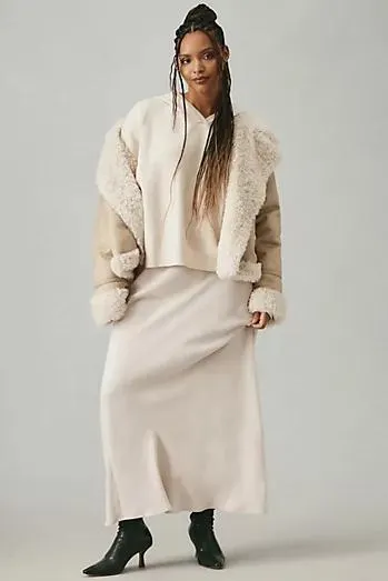 Angel Alarcon Pointed-Toe Kitten-Heel Faux Leather Boots