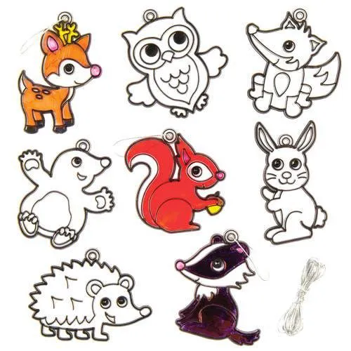 Woodland Animal Suncatchers
