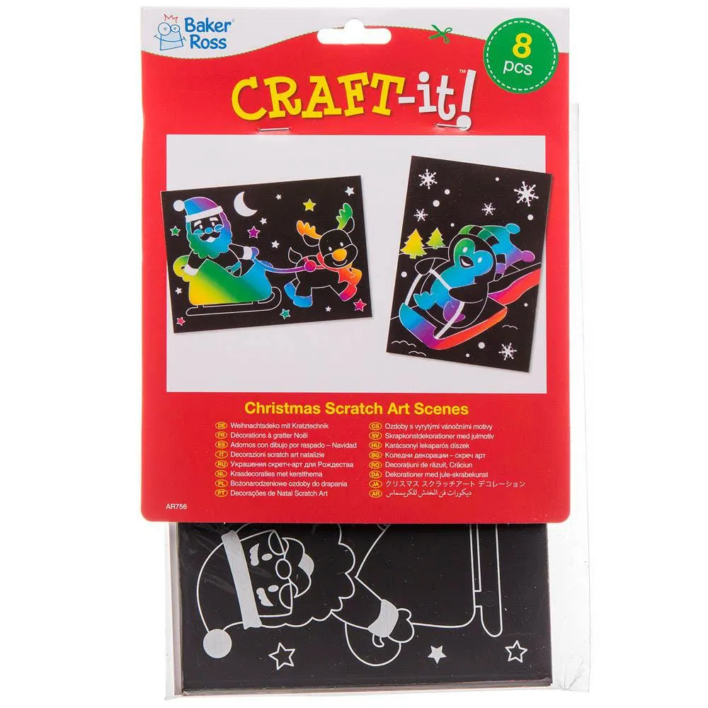 Christmas Scratch Art Pictures