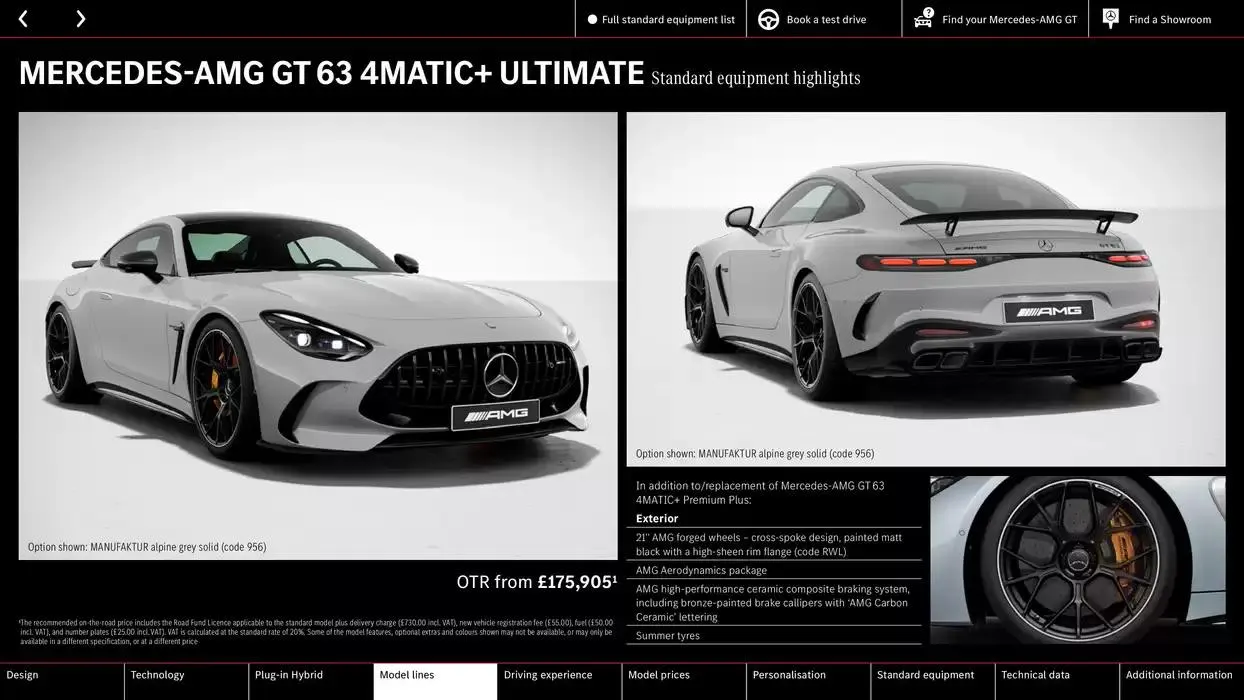 Mercedes-AMG GT Coupé from 11 October to 11 October 2025 - Catalogue Page 36