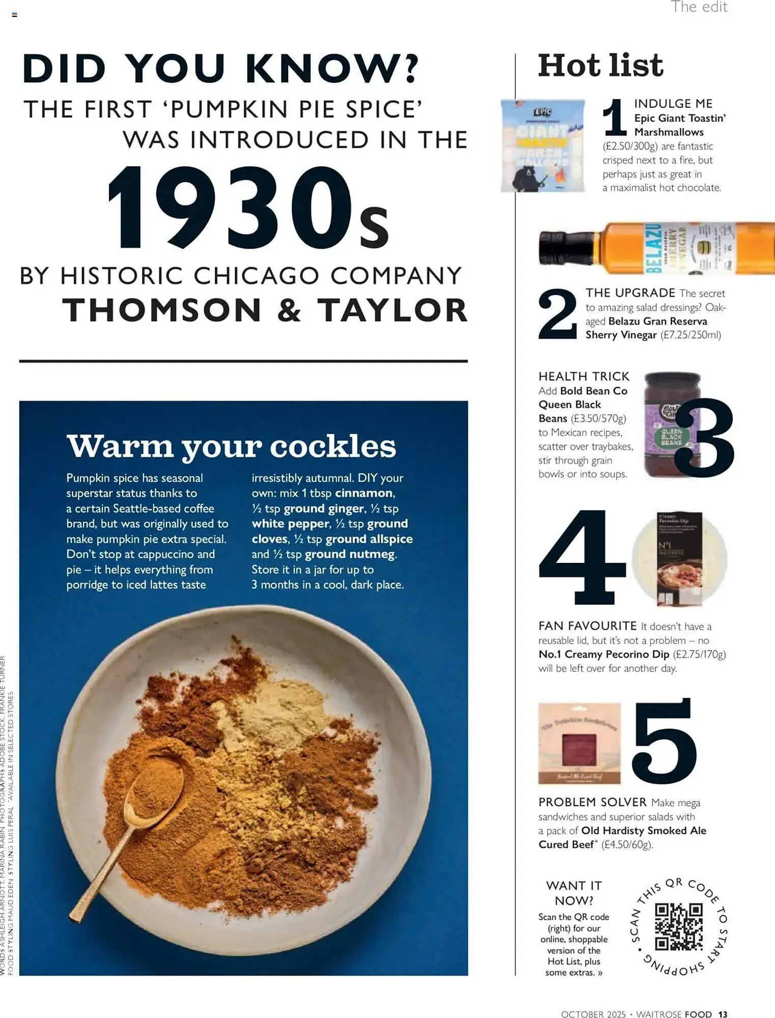 Waitrose catalogue from 1 October to 1 November 2025 - Catalogue Page 13