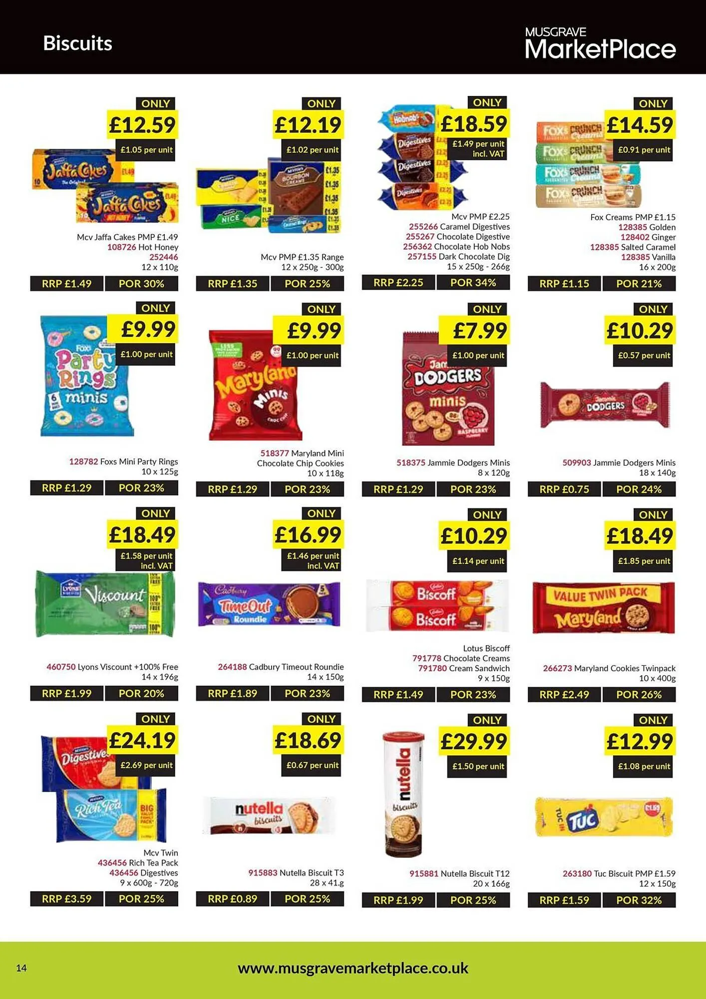 Musgrave MarketPlace leaflet from 16 February to 8 March 2026 - Catalogue Page 14