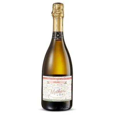 Personalised 'Like a Mum' Mother's Day Prosecco 75cl