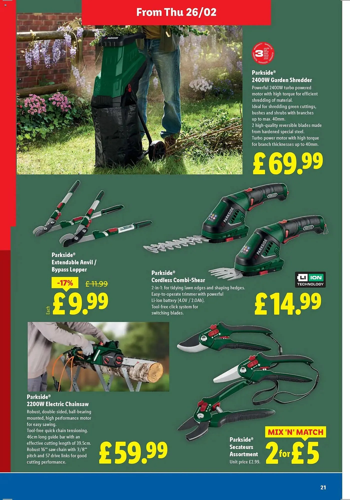 Lidl leaflet from 26 February to 4 March 2026 - Catalogue Page 21