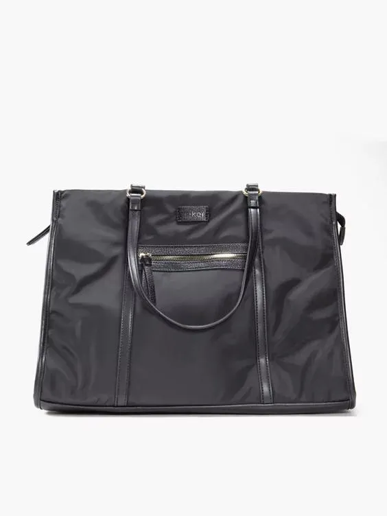 Rieker Black Handbag With Smaller Inner Bag