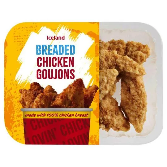 Iceland Breaded Chicken Goujons 400g