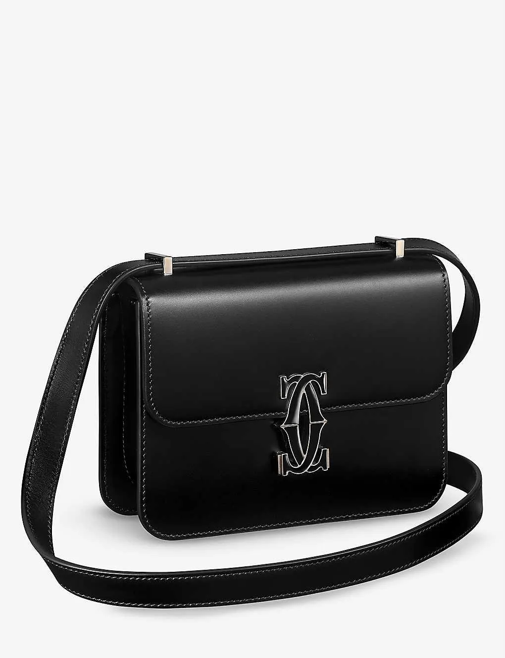 Double C de Cartier nano leather cross-body bag