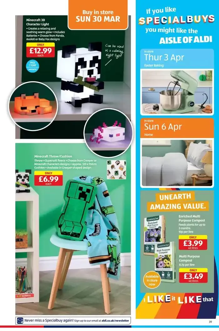 Aldi weekly offers from 27 March to 30 March 2025 - Catalogue Page 39