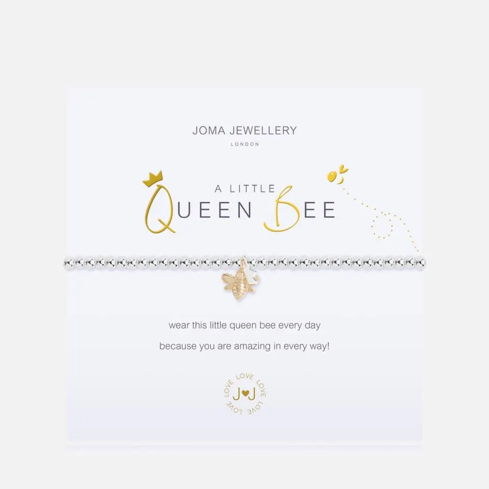 Joma Jewellery A Little Queen Bee Bracelet - Silver/Gold