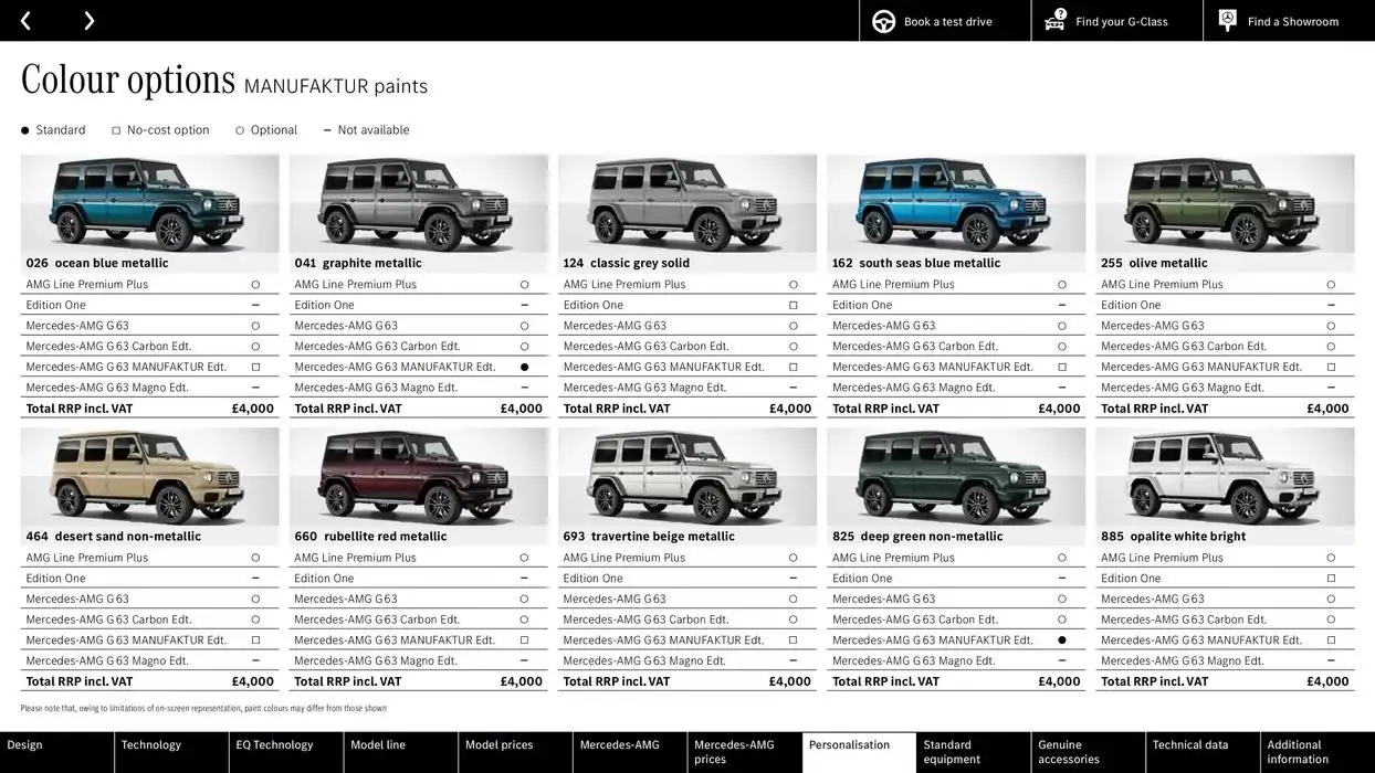 Mercedes Benz New G-Class from 11 October to 11 October 2025 - Catalogue Page 74