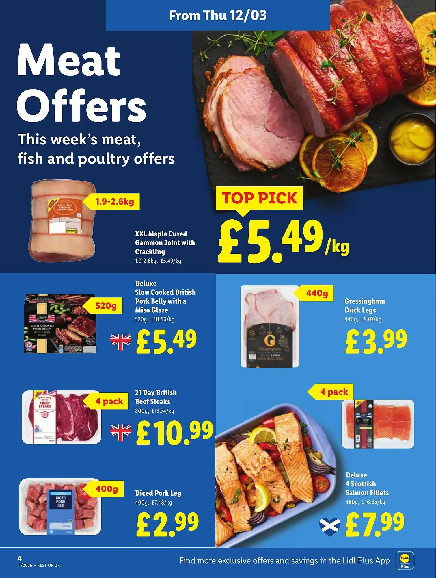 Lidl leaflet from 12 March to 18 March 2026 - Catalogue Page 4