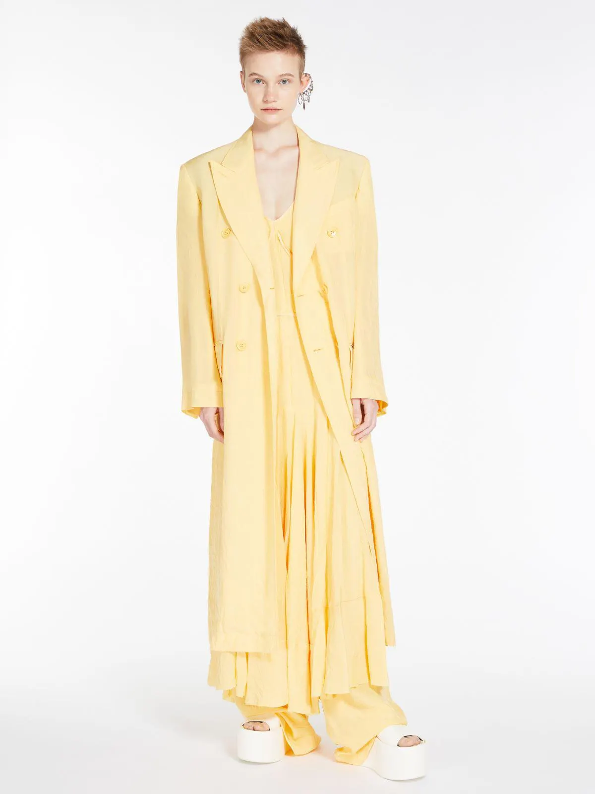 Double-breasted coat