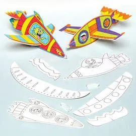 Rocket Colour-in Gliders