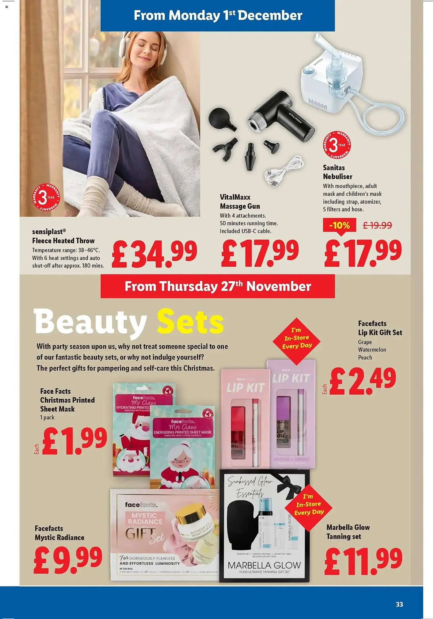 Lidl leaflet from 27 November to 3 December 2025 - Catalogue Page 33
