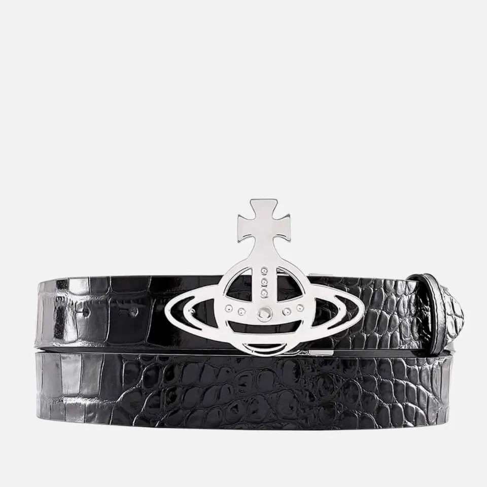Vivienne Westwood Orb Leather Belt