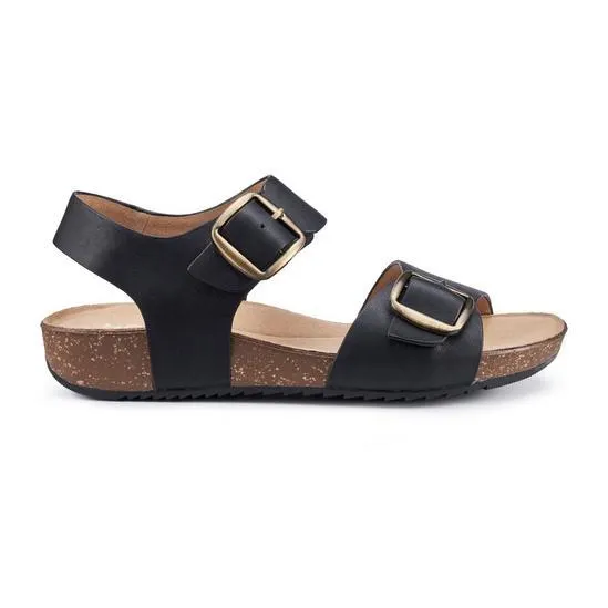 Wide Fit 'Tourist II' Cork Wedge Sandals