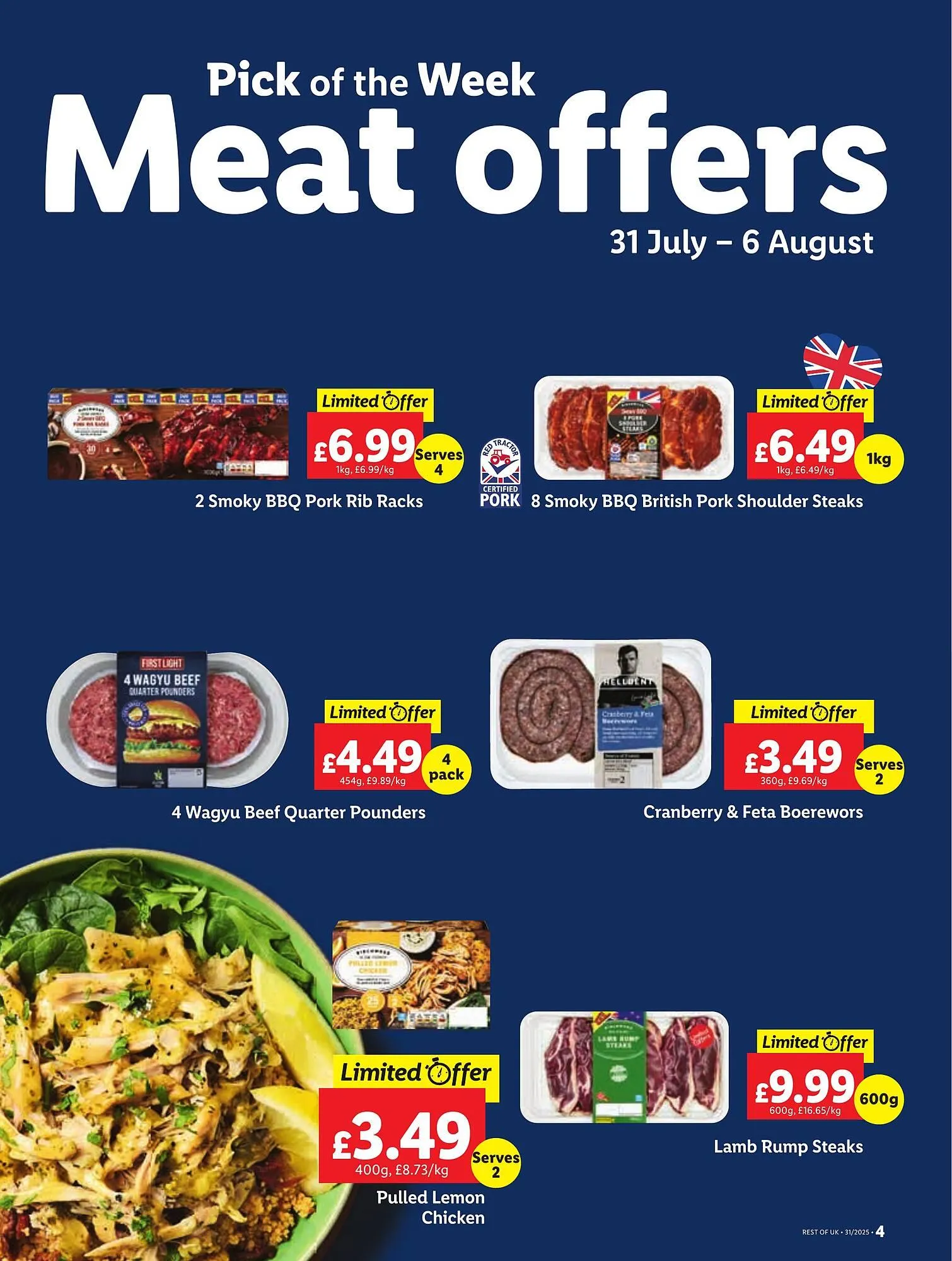 Lidl leaflet from 31 July to 6 August 2025 - Catalogue Page 4