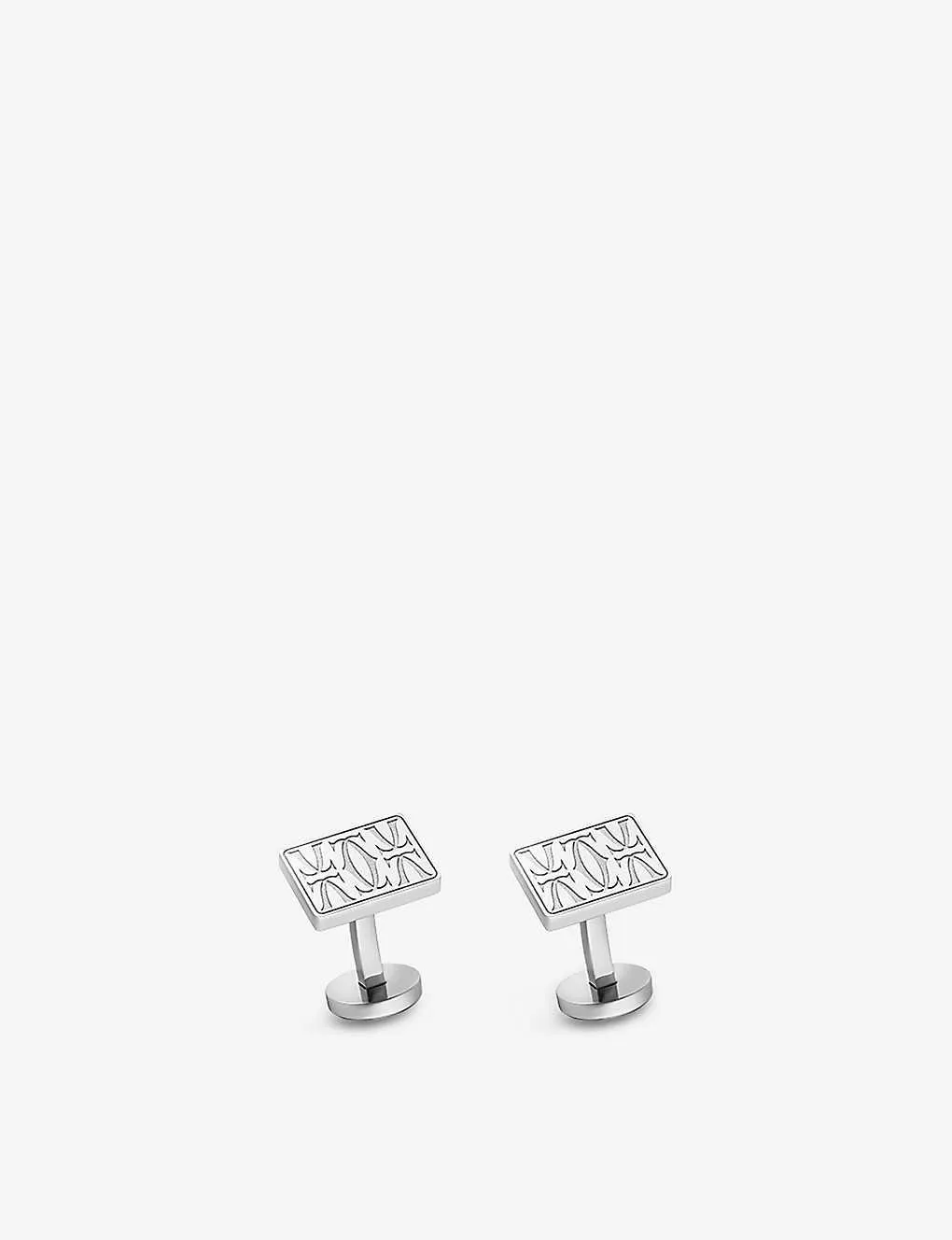 Double C de Cartier palladium-plated sterling-silver cufflinks