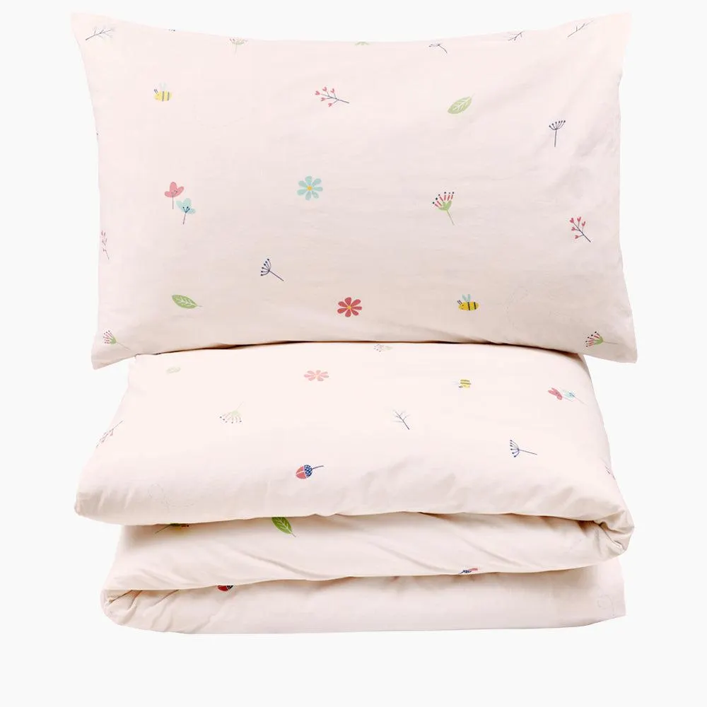 Buzzy Blooms Bedding Set, Single