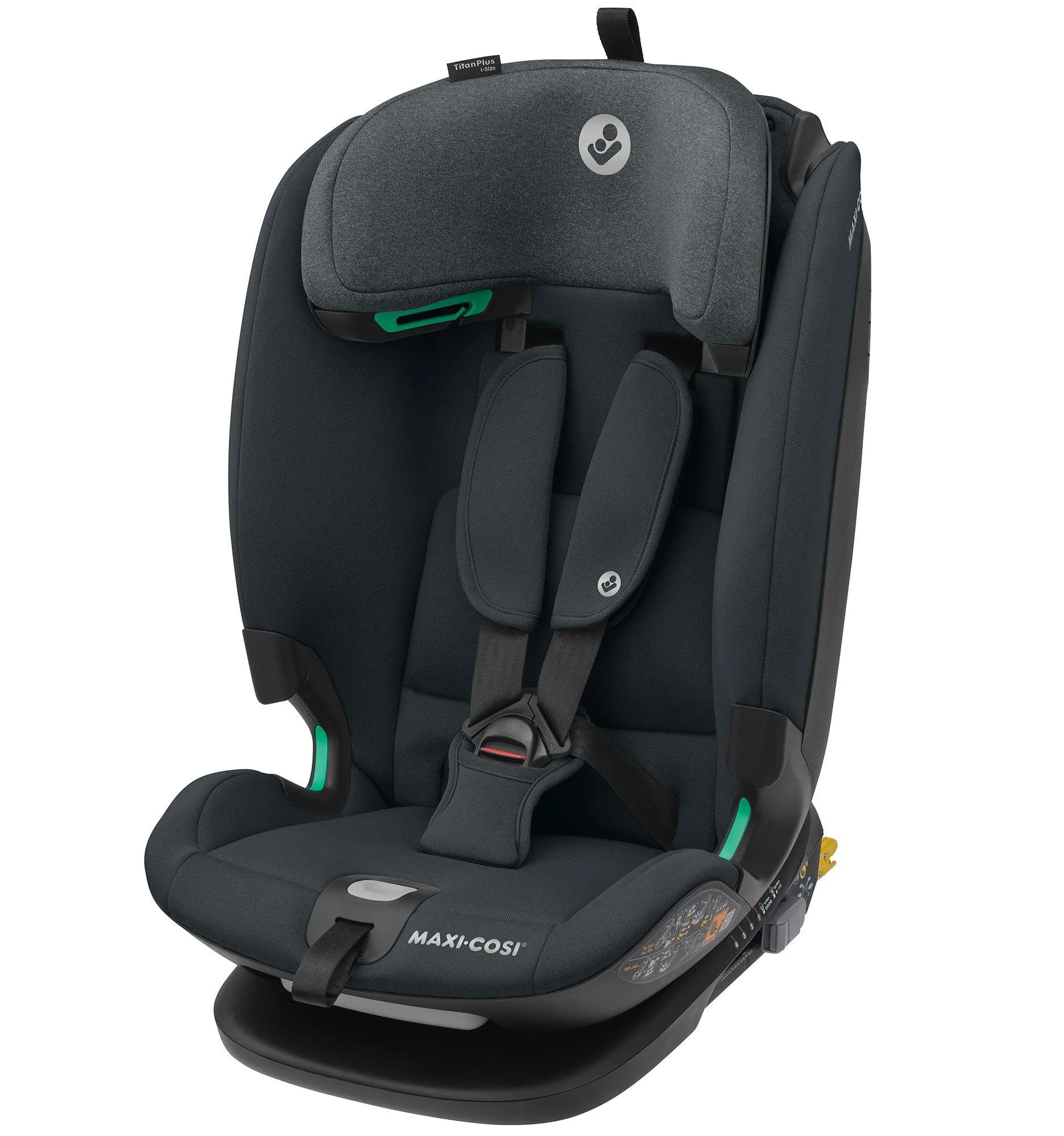 Maxi-Cosi Titan Plus i-Size Car Seat in Authentic Graphite