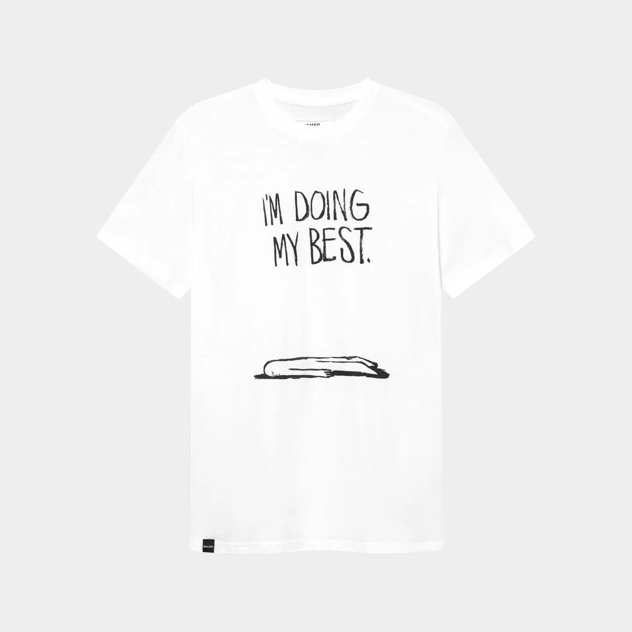 T-shirt Stockholm Doing My Best White