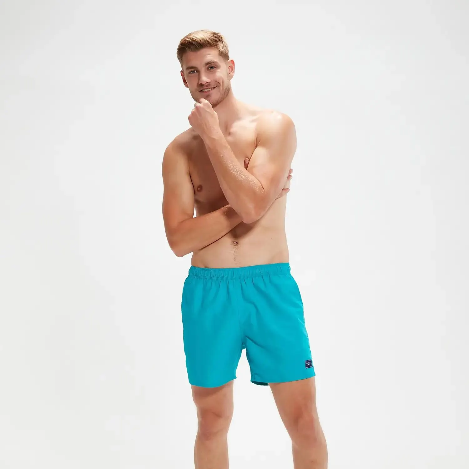 Men's Prime Leisure 16" Swim Shorts Aqua