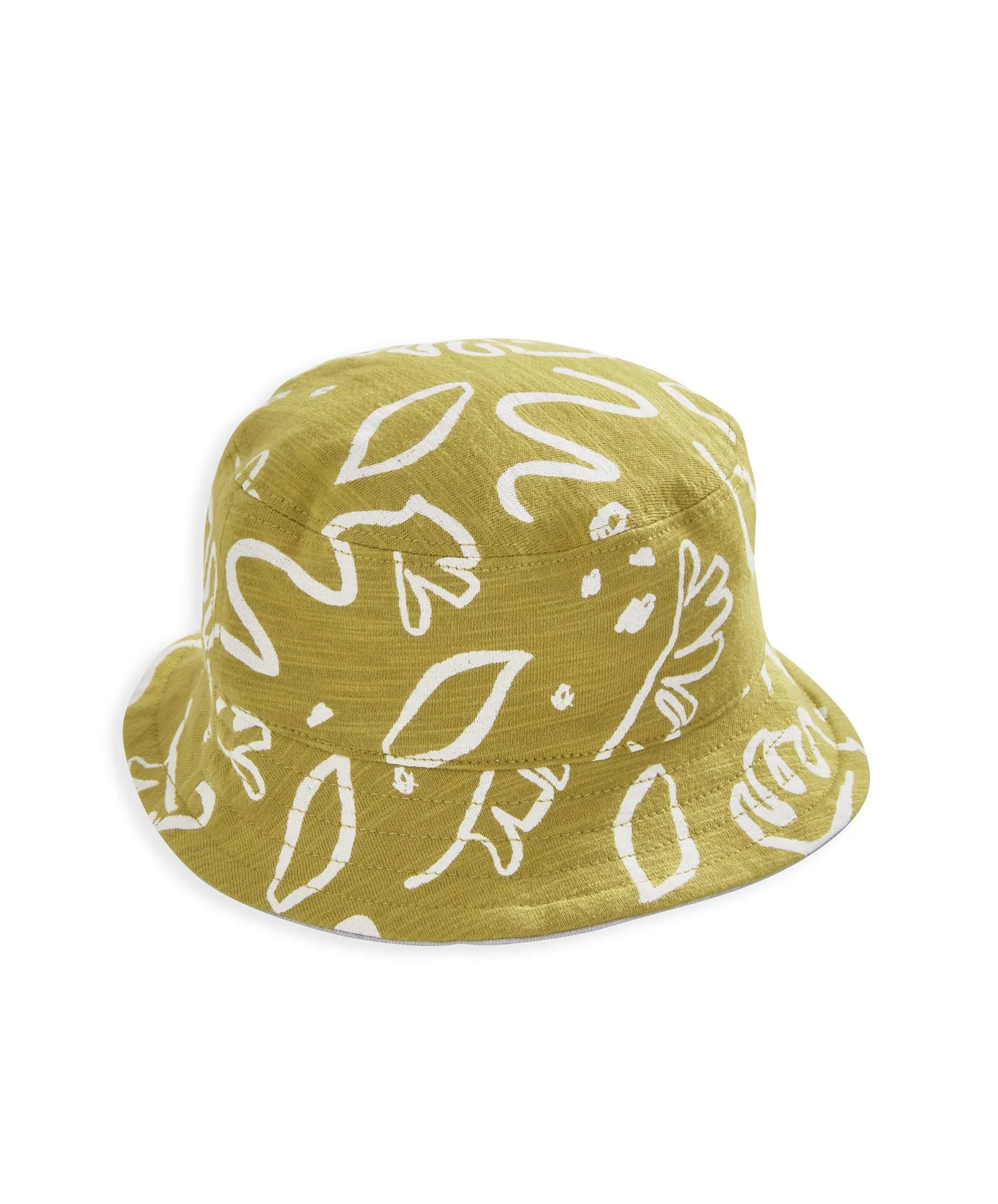 Tropical Palm Print Reversible Hat