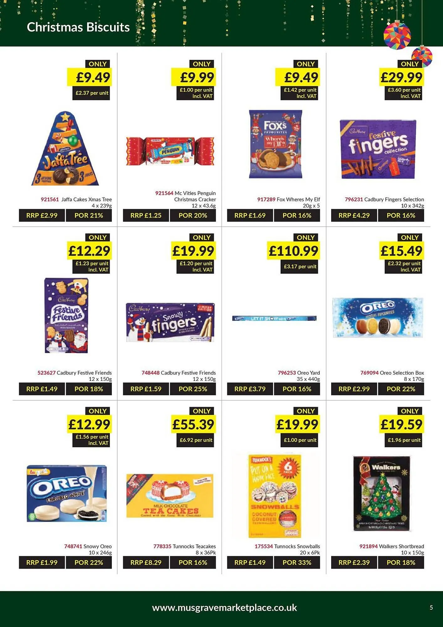 Musgrave MarketPlace leaflet from 21 November to 10 December 2023 - Catalogue Page 5