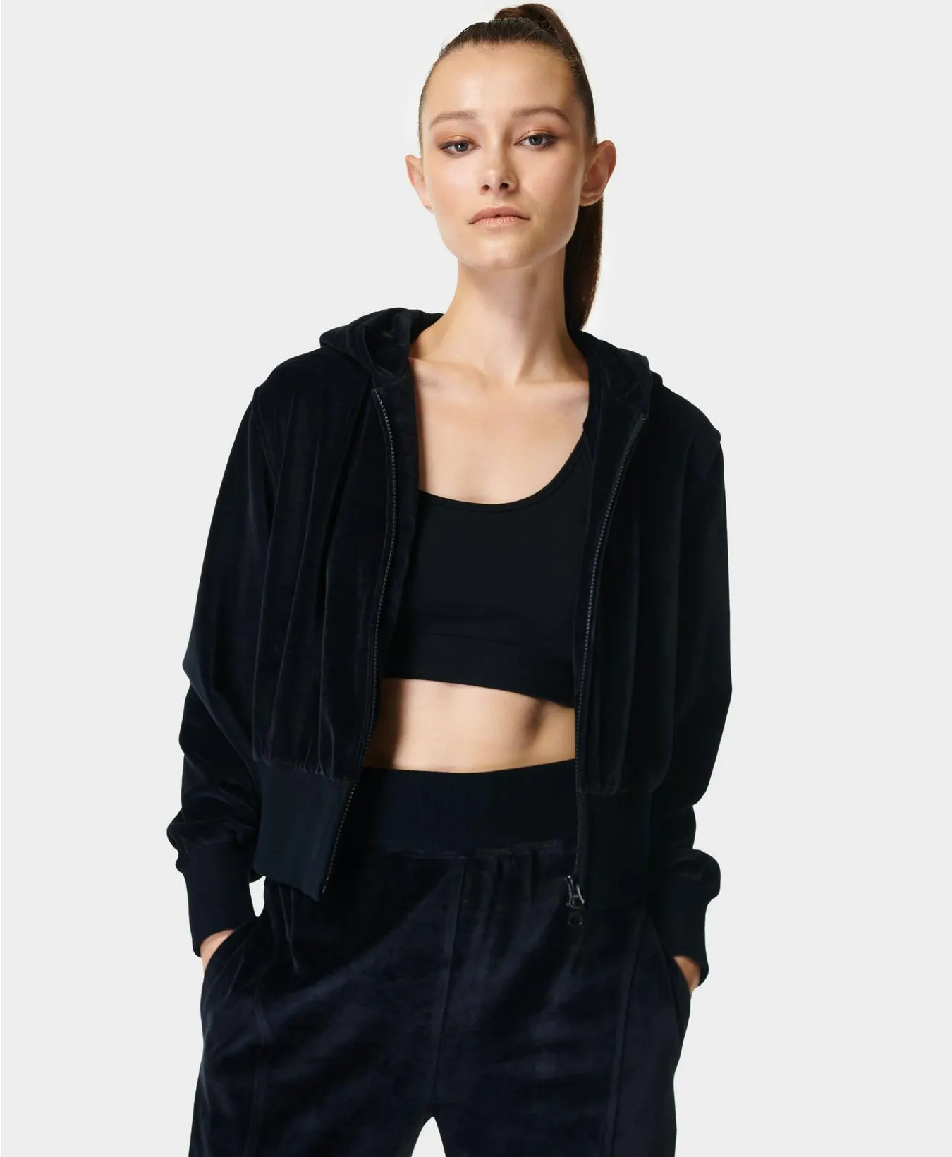 Retake Velour Zip Up