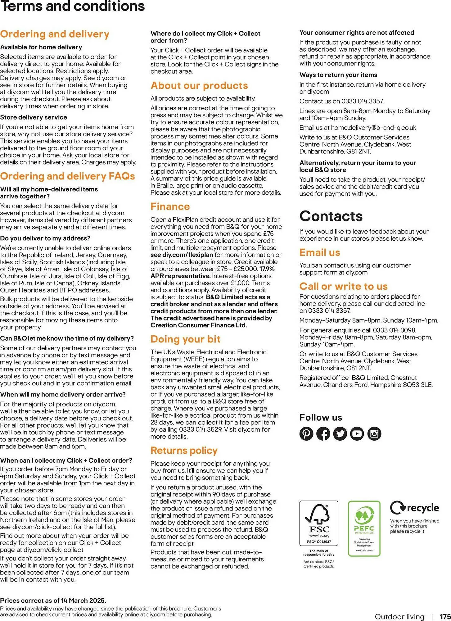 B&Q brochure from 23 February to 31 December 2026 - Catalogue Page 175