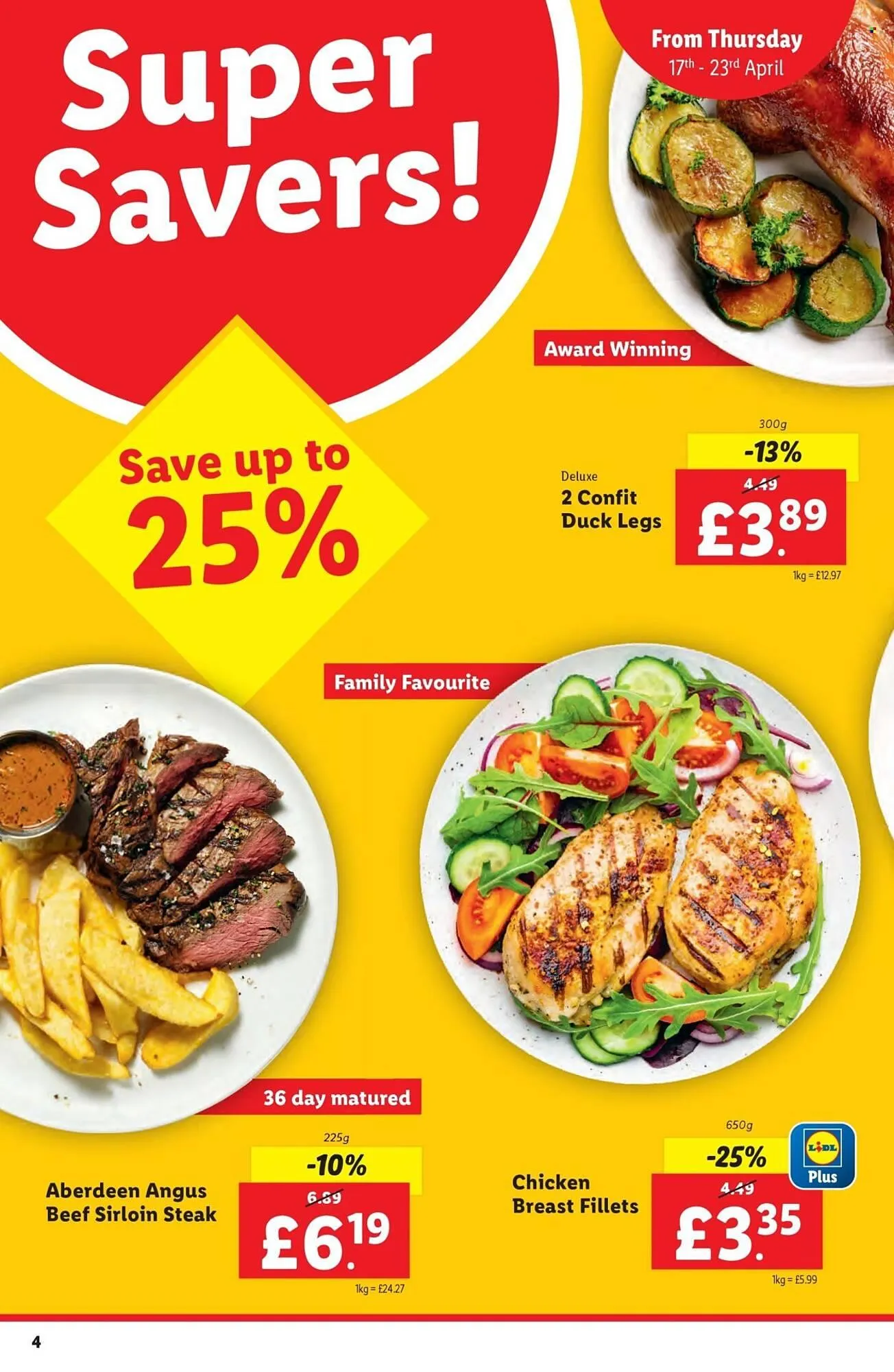 Lidl leaflet from 17 April to 23 April 2025 - Catalogue Page 4