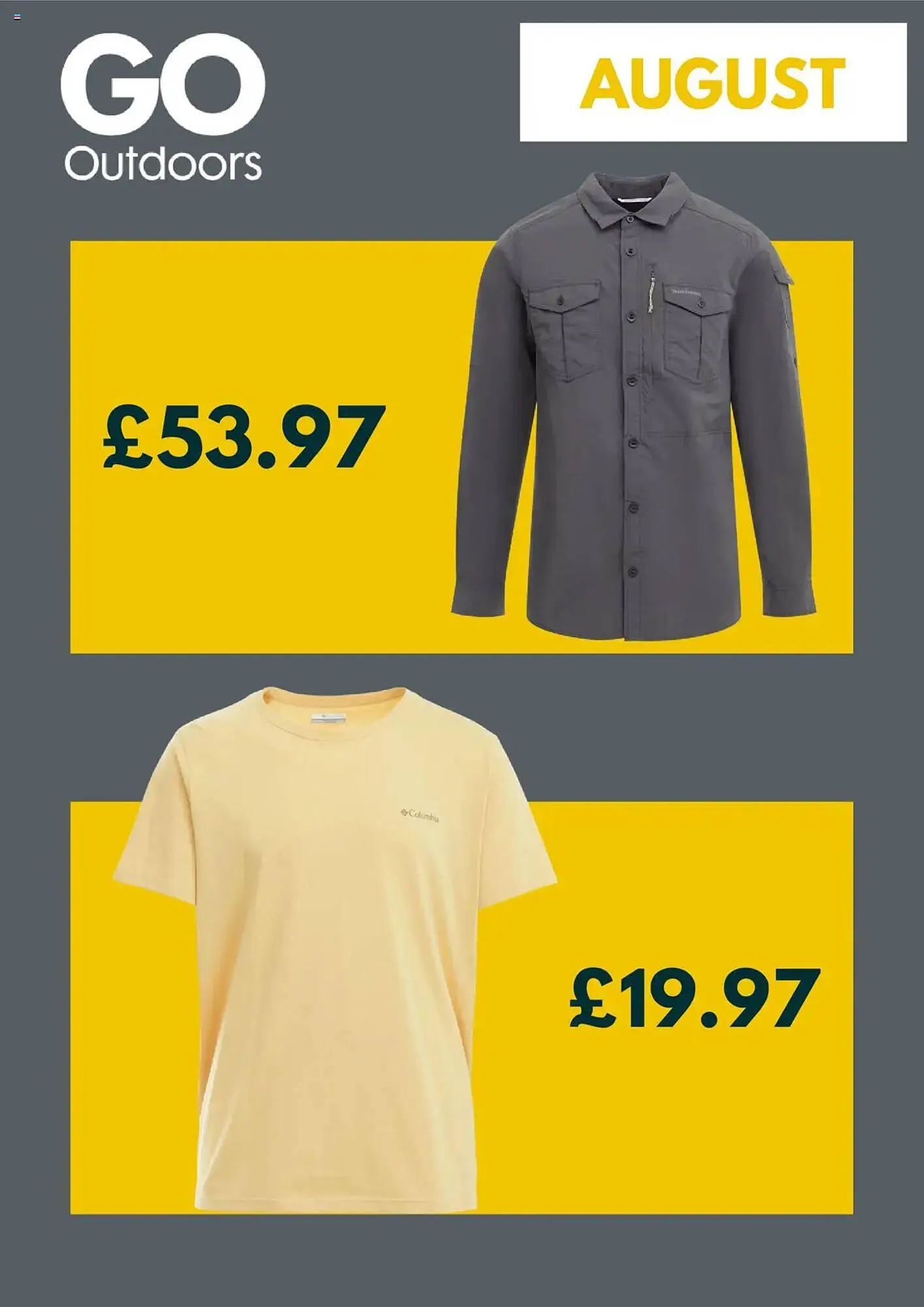 GO Outdoors leaflet from 22 July to 1 September 2025 - Catalogue Page 3