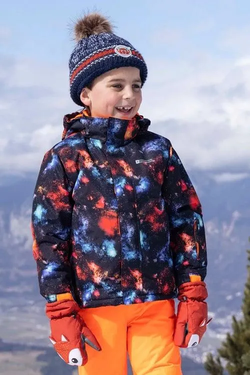 Raptor Printed Kids Snow Jacket