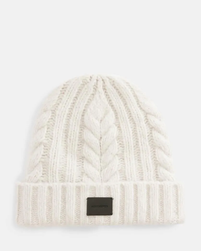 Kim Cable Knit Wool Blend Beanie