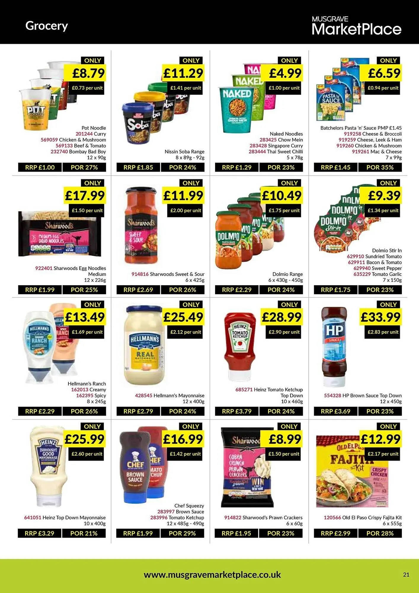 Musgrave MarketPlace leaflet from 5 January to 25 January 2026 - Catalogue Page 21