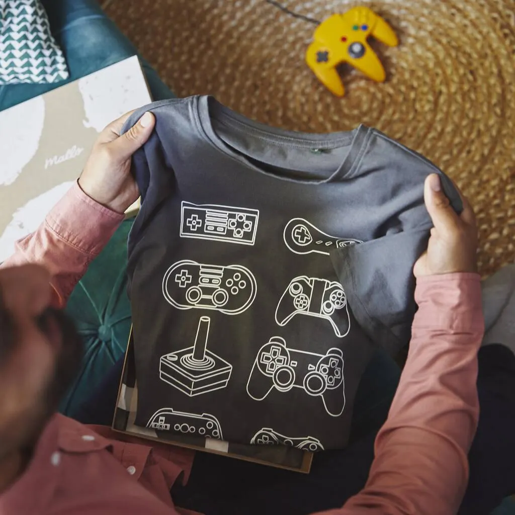 Retro Gamer T Shirt For Him