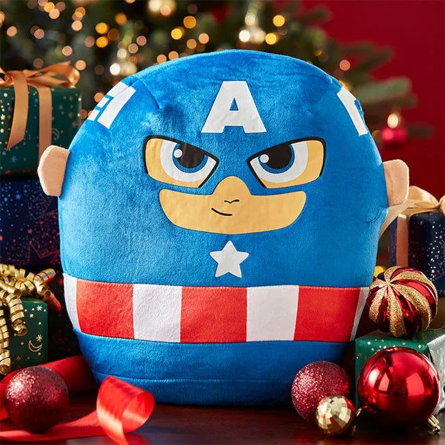 TY Marvel Captain America Squishy Beanie, 14 Inch