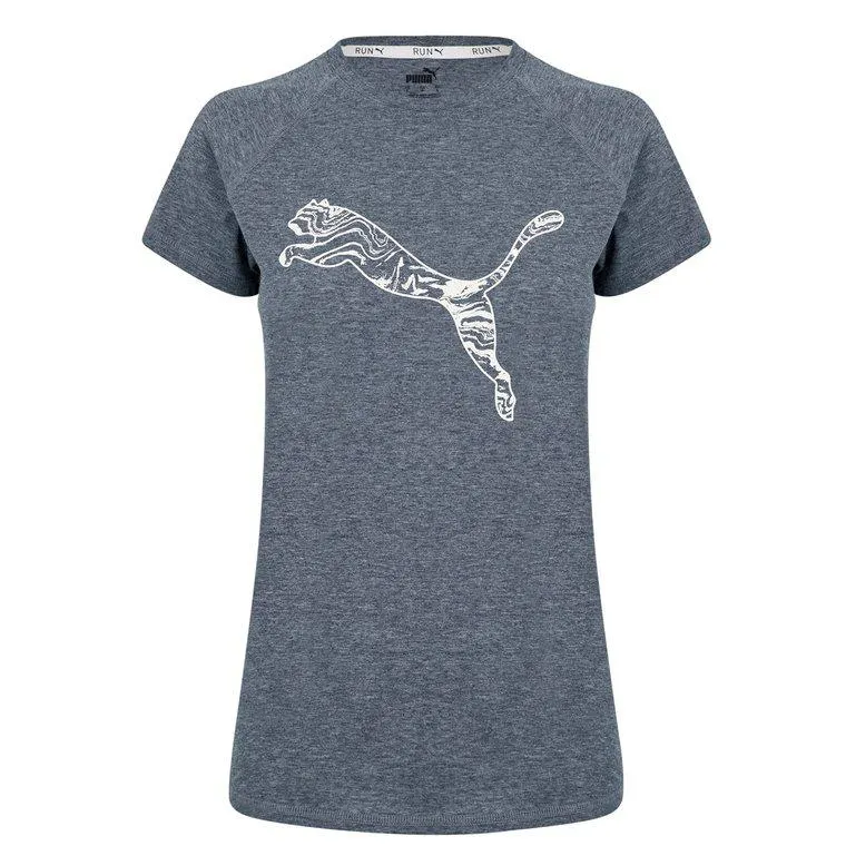Puma Logo Short Sleeve T Shirt Womens