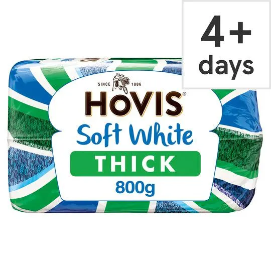 Hovis Soft White Thick Bread 800G