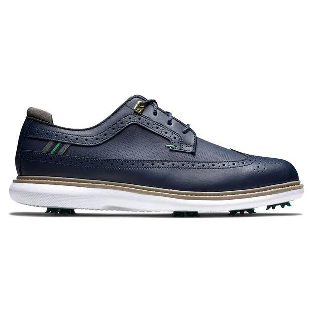 FootJoy Men's Traditions Long Wing Waterproof Spiked Golf Shoes