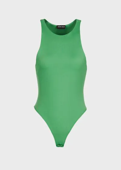 Stretch-jersey bodysuit