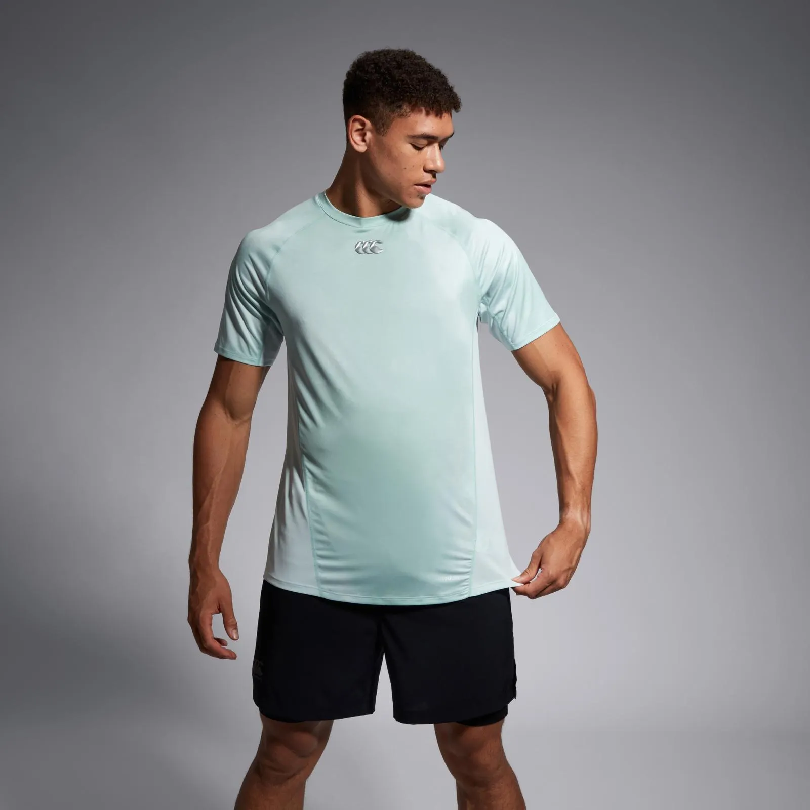 MENS VAPODRI GRAPHIC SUPERLIGHT T-SHIRT GREEN